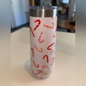 Manna 9oz Sleek Tumbler Candy Cane Fun design double-wall vacuum insulated NEW